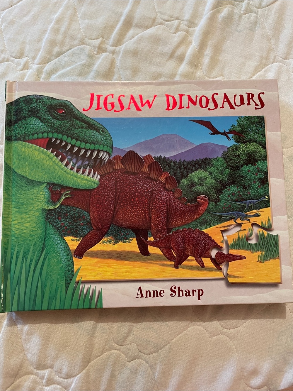 Jigsaw Dinosaurs Kids Puzzle Book by Anne Sharp